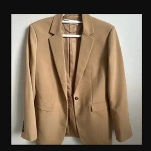 Like New Camel Zara Blazer Sz L